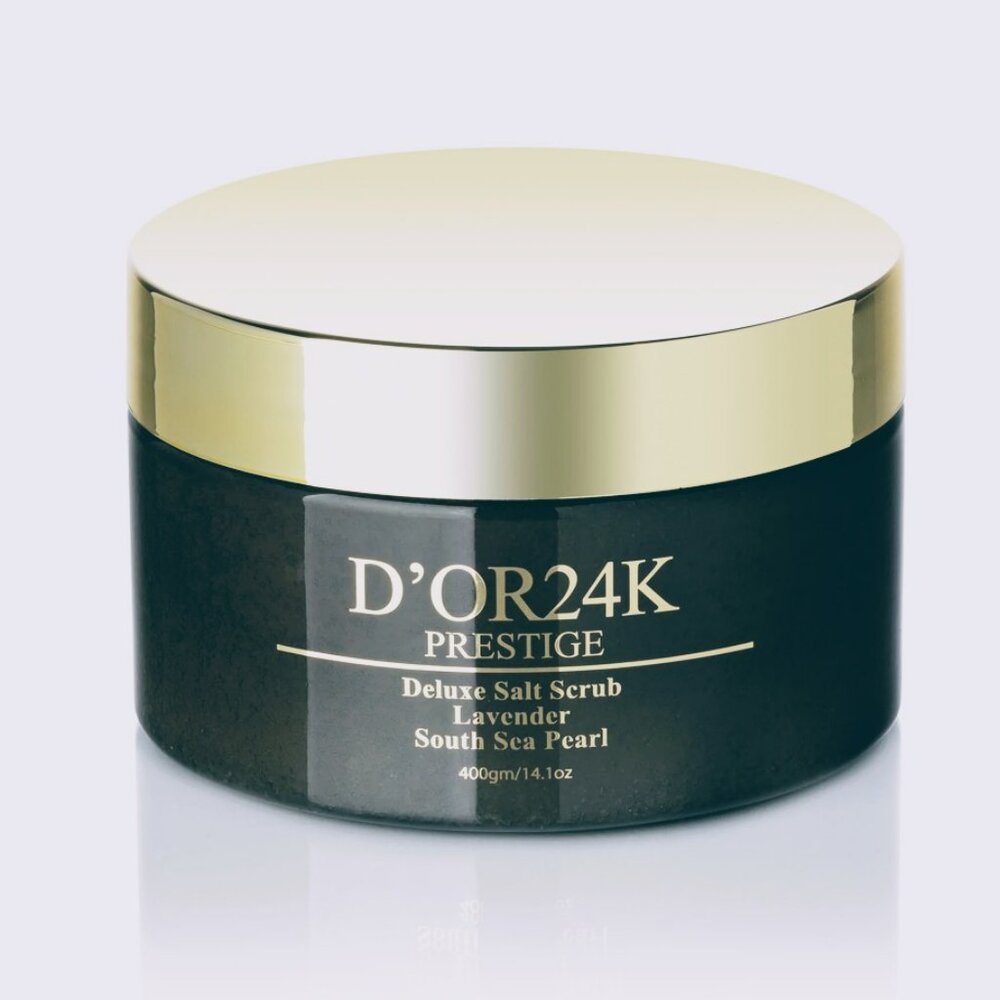 D'OR24K Prestige Deluxe Salt Scrub Lavender South Sea Pearl - Picture 1 of 1